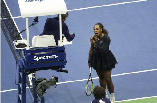 Serena Williams hatte bei der Niederlage gegen die Japanerin Naomi Osaka drei Verwarnungen von Schiedsrichter Carlos Ramos erhalten. Foto: Invision