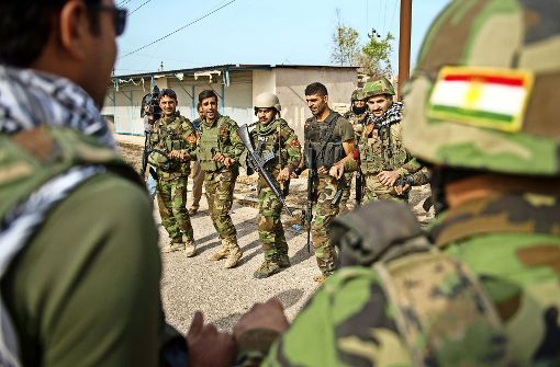 Peschmerga-Kämpfer in Bashiqa Foto: AFP