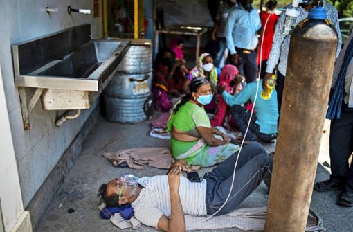 Indien braucht dringend Sauerstoff für die Covid-Infizierten Foto: dpa/Altaf Qadri