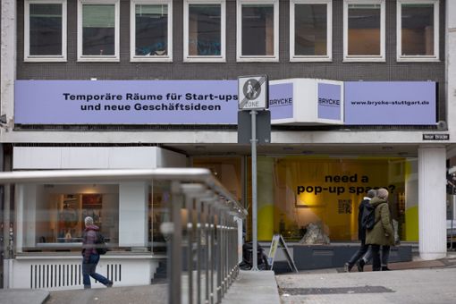 Der Shop für Start-ups an der Nadlerstraße beim Rathaus Foto: Lichtgut/Leif Piechowski