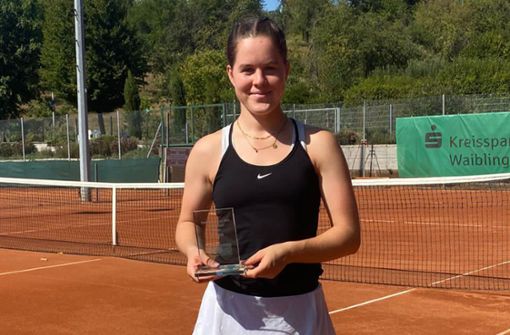 Antonia Blattner, Tennisspielerin  aus Rommelshausen Foto: Privat