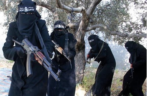 IS-Kämpfer in Syrien Foto: dpa