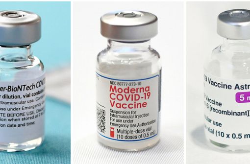 Die Corona-Impfstoffe im Vergleich: Wie gut wirken die Vakzine? Foto: dpa/Jessica Hill;Liam Mcburney