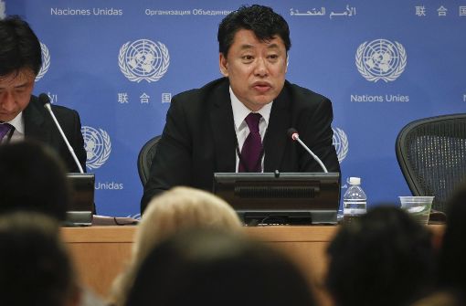 New York			-		Nordkoreas stellvertretender UN-Botschafter Kim In Ryong hat vor dem Ausbruch eines Atomkriegs gewarnt. Foto: AP