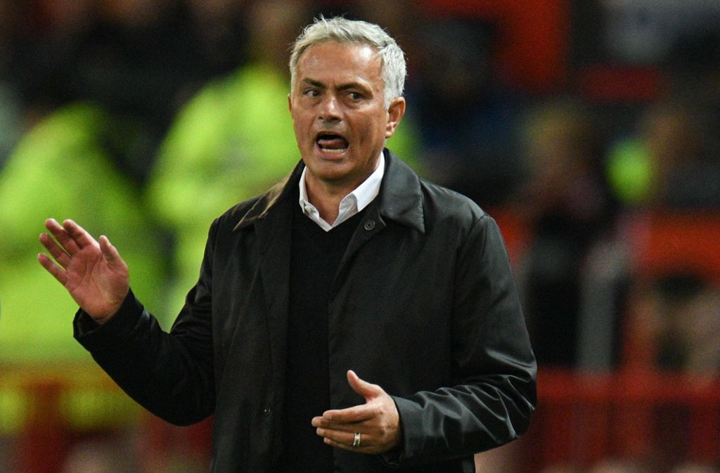 José Mourinho steht bei Manchester United unter Druck. Foto: AFP