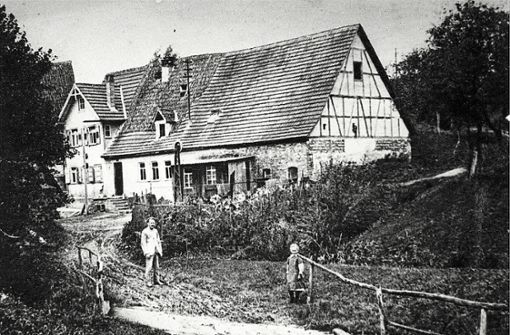 So hat die Klinkermühle in den 1920er Jahren ausgesehen. Foto: Stadtarchiv Filderstadt