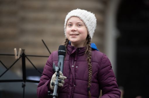 Greta Thunberg kann sich über ihr Zeugnis freuen Foto: dpa