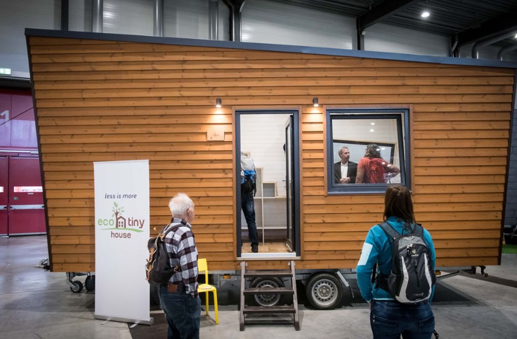 Tiny und schick: ein Minihaus auf der Reisemesse CMT
