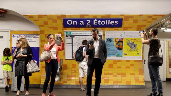 Pariser Metro benennt sechs Stationen zu Ehren der Weltmeister um