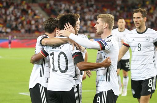 Die DFB-Elf überzeugte beim 6:0 gegen Armenien – und spielt nun auf Island. Foto: Pressefoto Baumann/Hansjürgen Britsch