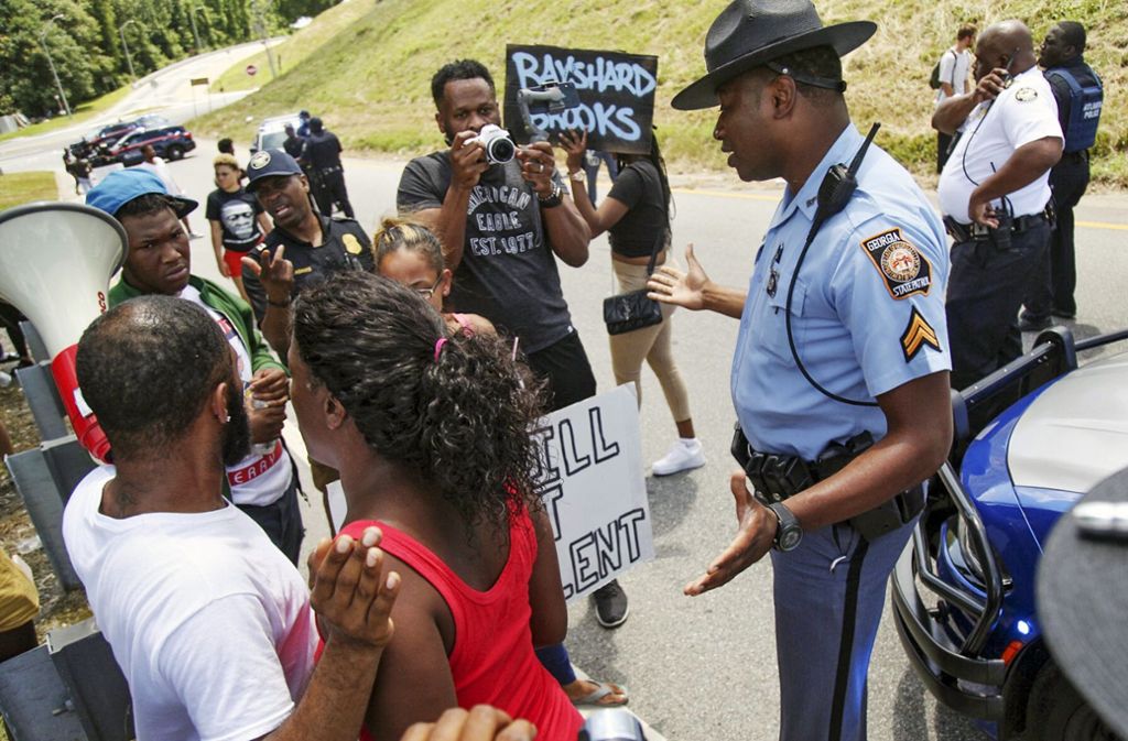 In Atlanta gab es einen tödlichen Polizeieinsatz, der nun untersucht wird. Foto: AP/Steve Schaefer
