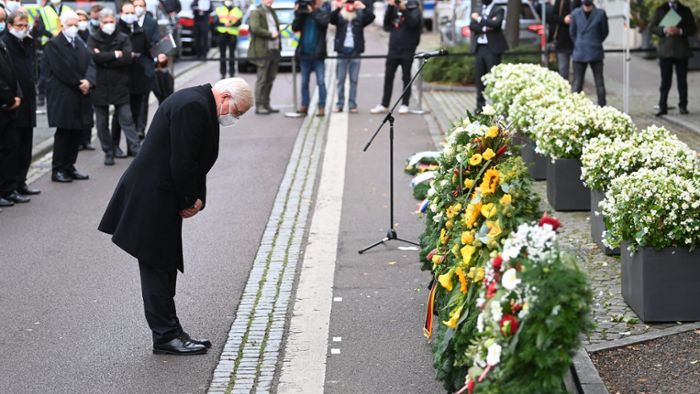 Halle gedenkt der Terror-Opfer
