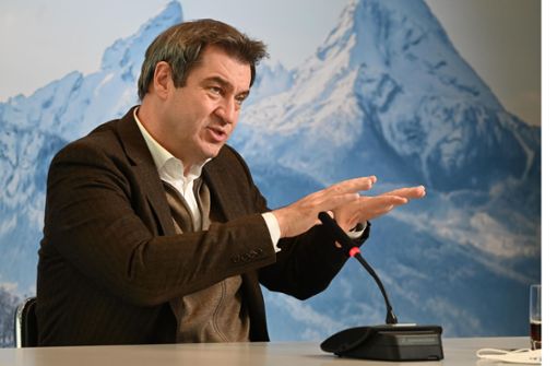 Der bayrische Regierungschef Markus Söder fordert die Bundesregierung auf, mehr Druck bei der Impfstoffversorgung zu machen. Foto: Stephan Rumpf