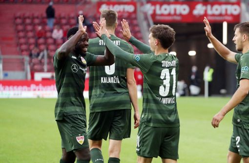 VfB-Profi Mateo Klimowicz erzielte das zwischenzeitliche 3:1 gegen Mainz. Foto: Pressefoto Baumann/Hansjürgen Britsch