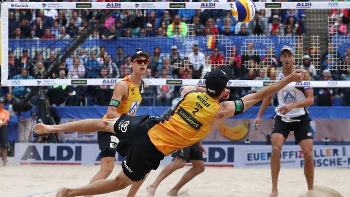 Deutsches Beachvolleyball-Duo verpasst WM-Sensation knapp