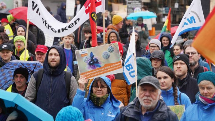 SSB-Streik, FFF und Bau-Proteste: Liveblog: So lief der Protest-Tag in Stuttgart
