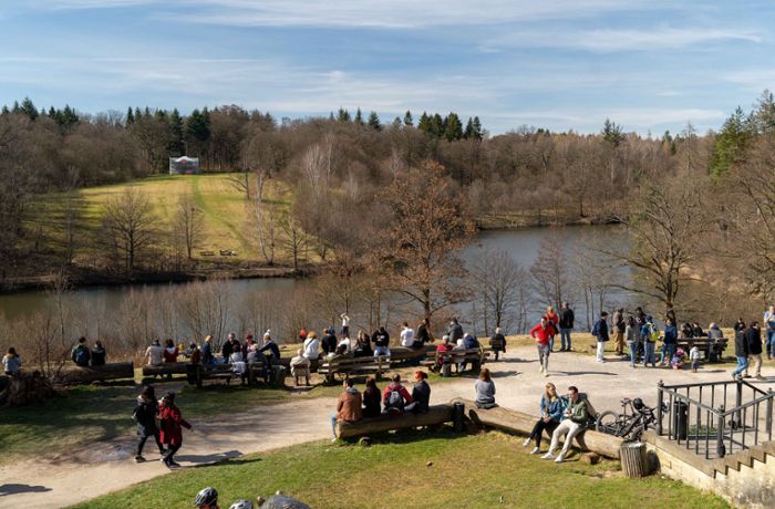Parkseen in Stuttgart: Bärensee wird abgelassen