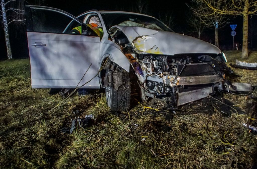 Die Fahrerin des Audi hatte Glück im Unglück und wurde nur leicht verletzt.