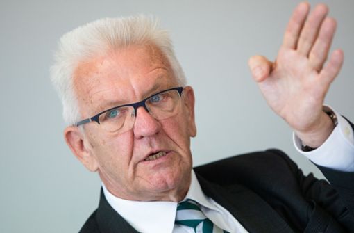 Ministerpräsident Kretschmann verurteilt Ausschreitungen in der Landeshauptstadt scharf. Foto: Lichtgut/Christoph Schmidt