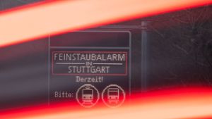 Nach zwei Tagen mit erhöhter Luftbelastung ist die Feinstaubkonzentration im Stuttgarter Talkessel wieder unter den erlaubten Grenzwert gesunken. (Symbolbild) Foto: dpa
