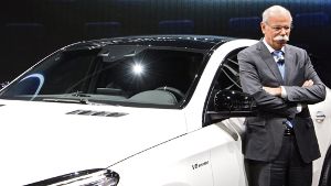 Daimler-Chef Dieter Zetsche bei der Autoshow in Detroit 2015. Foto: dpa