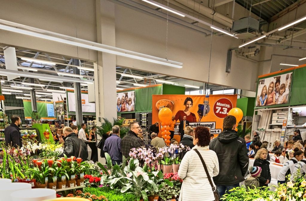 Der Heimwerkermarkt im Westen ist Anfang März eröffnet worden. Foto: Lichtgut/Max Kovalenko