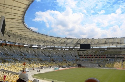 Sieht ein bisschen aus wie die Mercedes-Benz-Arena – das Dach des Maracanã-Stadions in Rio. Foto: sbp