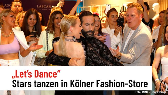 „Wie eine Art Klassentreffen“: „Lets Dance“-Stars tanzen mitten in Kölner Fashion-Store