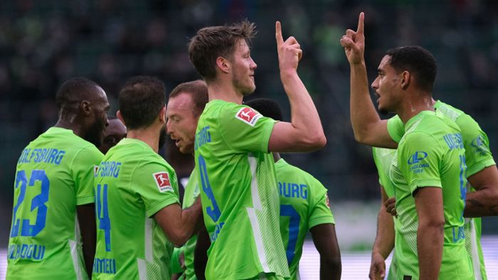 Erster Sieg für Wolfsburg: 2:1 gegen Aufsteiger Bielefeld