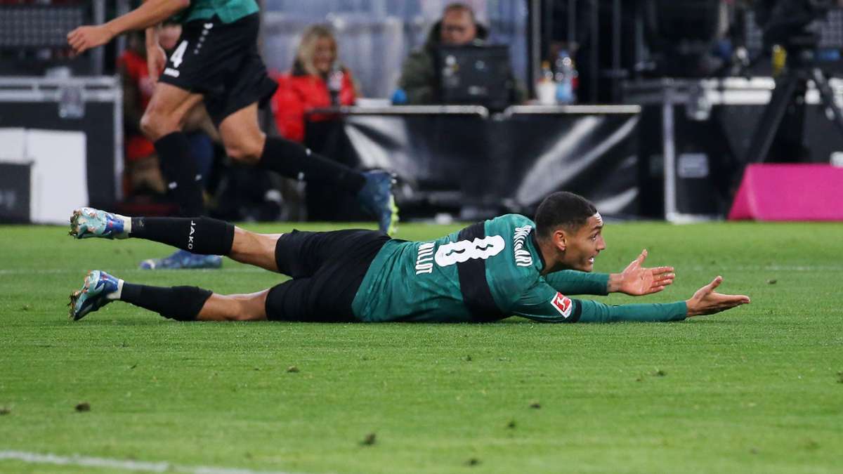 Am Boden: Enzo Millot vom VfB Stuttgart