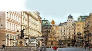 Eine Frau  läuft durch  Wien – seit Mittwoch Risikogebiet. Foto: imago images/A. Halada
