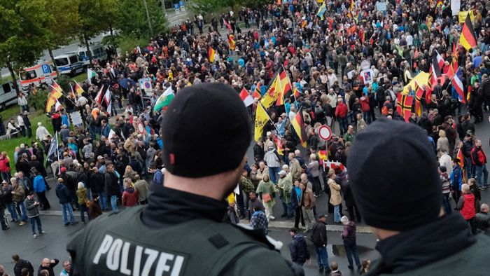 Das sagt die Polizei zum Einsatz in Dresden