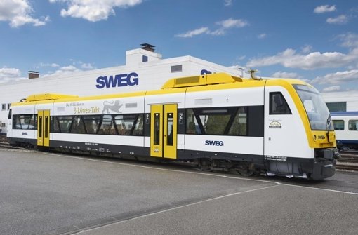 Auf der Strecke Gäu-Mutrr verkehren ab Ende 2017 Züge in einheitlichem Landesdesign Foto: „SWEG/Guido Gegg“