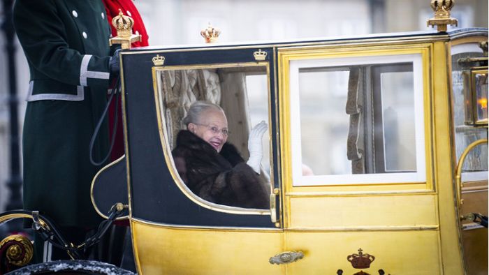 Königin Margrethe zum letzten Mal in Kutsche zum Neujahrsempfang