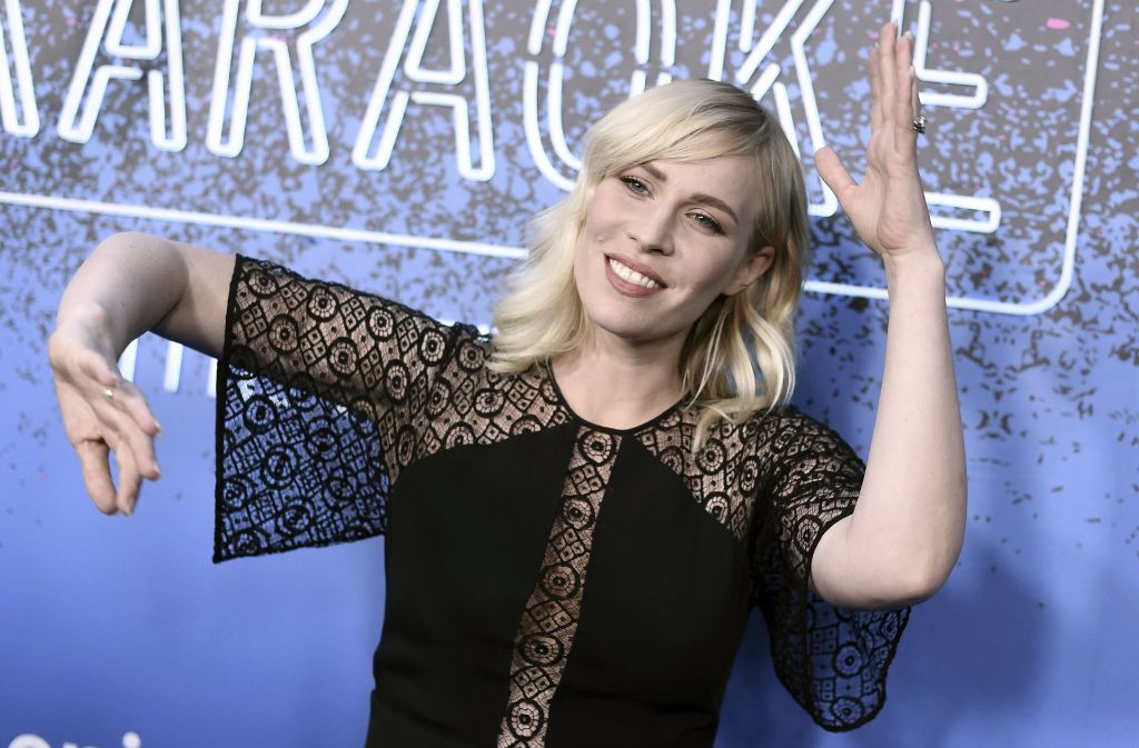 Sängerin Natasha Bedingfield kommt zur Party des Starts der neuen Serie „Carpool Karaoke“ nach Los Angeles.