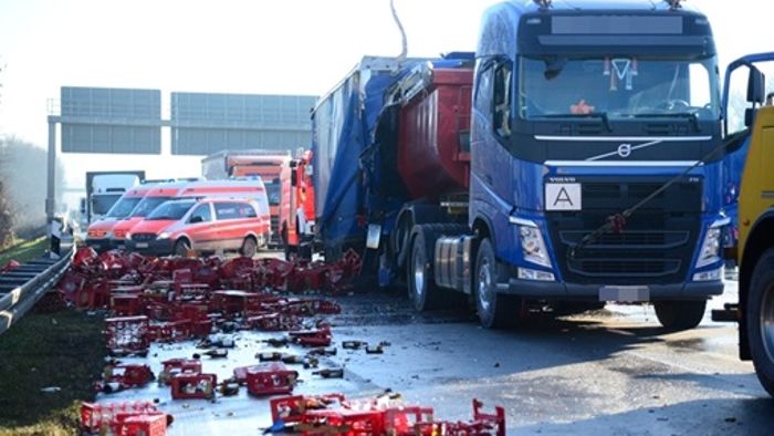 Lastwagenfahrer stirbt nach Auffahrunfall