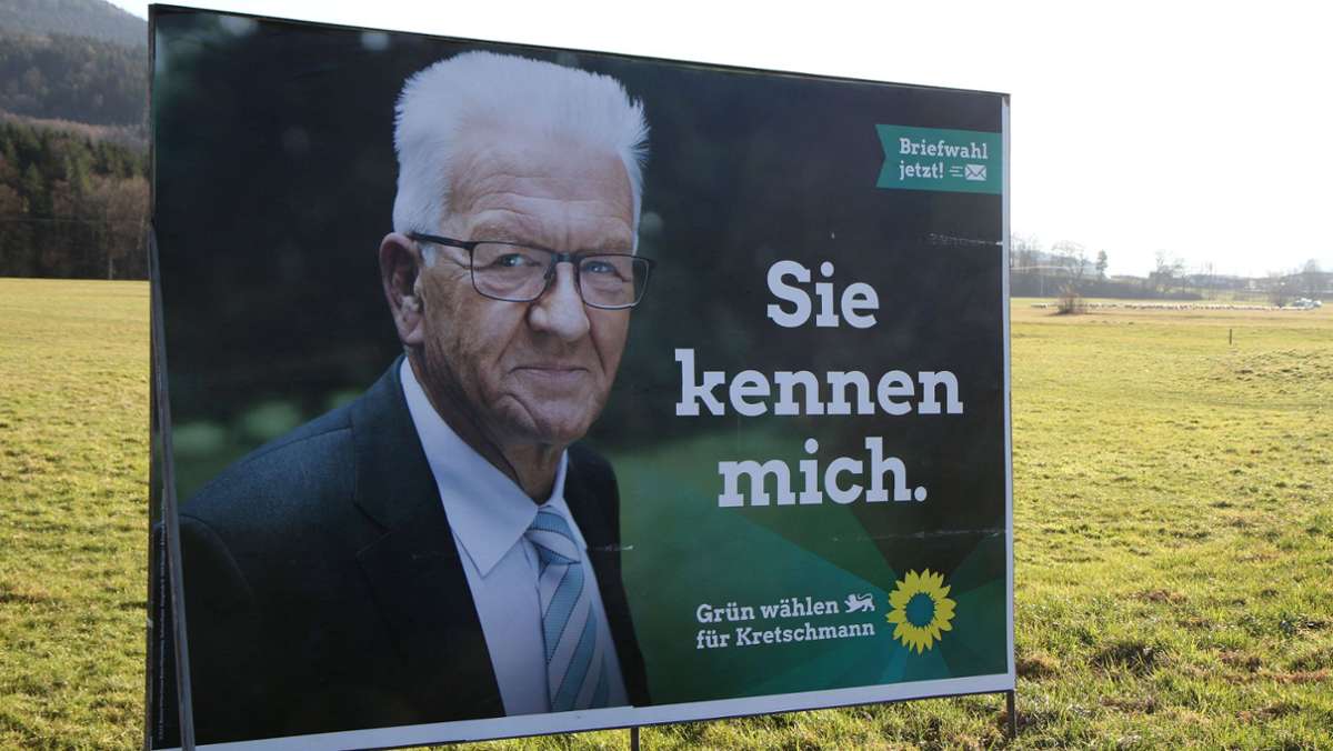 Wahlplakate zur Landtagswahl: Warum Kretschmann Merkels Slogan kopiert hat