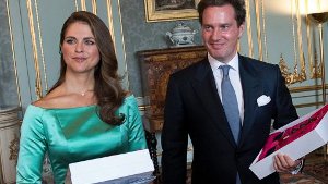 Prinzessin Madeleine von Schweden und ihr Verlobter Christopher ONeill heiraten am 8. Juni. Foto: dpa