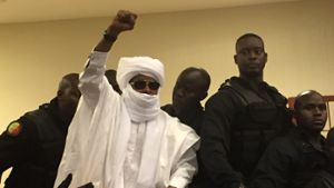 Hissène Habré während seiner Verurteilung an diesem Montag. Foto: AP