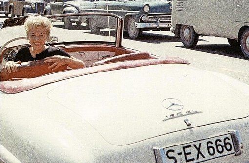 Das Foto aus dem Jahr 1958 hat sich im Internet rasch verbreitet Foto: Mercedes