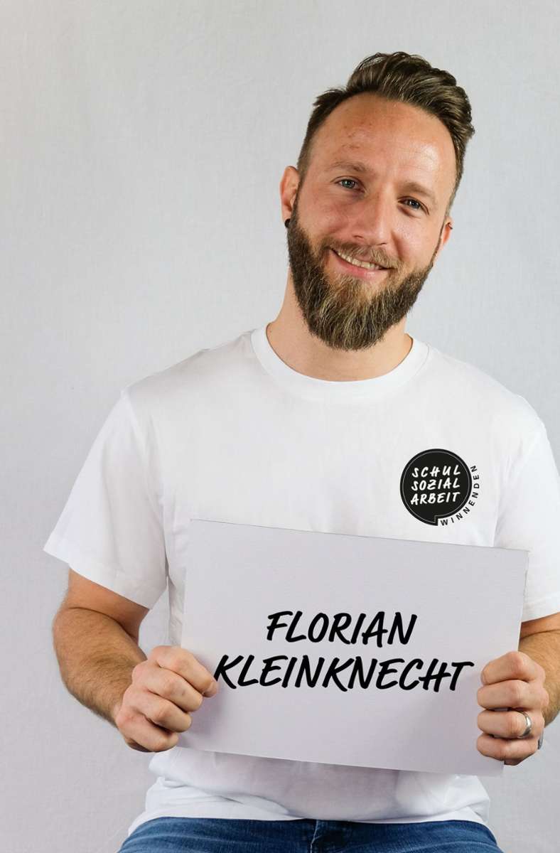 Florian Kleinknecht ist als Schulsozialarbeiter an der Stöckachschule in Winnenden tätig. Die Grundschule wird von rund 300 Kindern besucht.