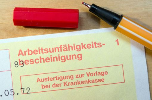 2022 war ein Rekordjahr bei den Krankschreibungen in Baden-Württemberg. Foto: dpa/Patrick Pleul