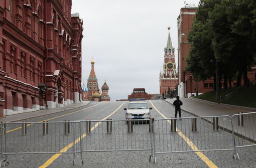 In Moskau waren die Sicherheitsvorkehrungen verschärft worden nach dem Vormarsch der Wagner-Truppen. Foto: dpa/Bai Xueqi