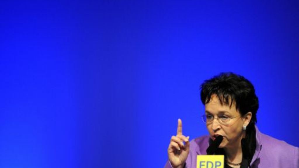 FDP-Bundesvize: Homburger warnt CDU vor Abgrenzung