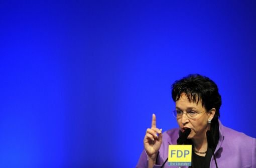 Die baden-württembergische FDP-Landesvorsitzende Birgit Homburger. Foto: dpa