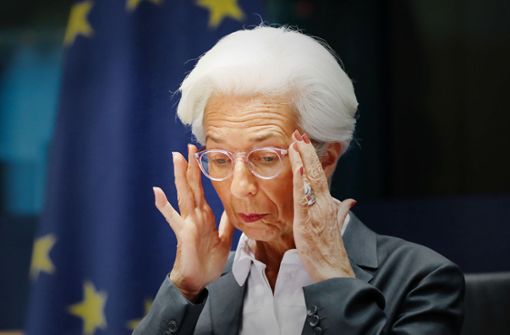 Im EU-Parlament musste sich EZB-Chefin Lagarde Fragen zum  Klimaschutz stellen Foto: dpa/Zhang Cheng