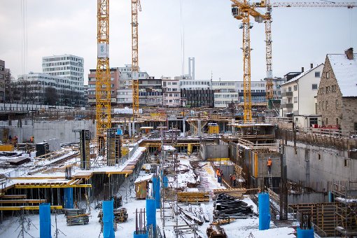 Stuttgart verändert sich: Bilder von der Gerber-Baustelle im Januar. Klicken Sie sich durch. Foto: www.7aktuell.de | Florian Gerlach