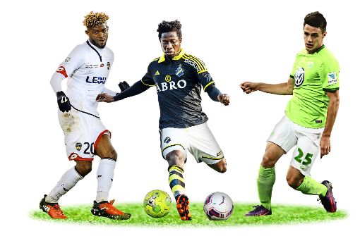 Drei Neue für den VfB: Onguéné, Ofori und Brekalo (von links) Foto: Getty Images Europe