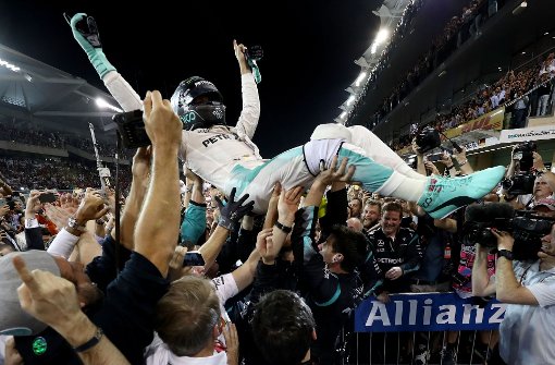 Geschafft: Nico Rosberg ist erstmals Formel-1-Weltmeister. Darauf hat er lange gewartet. Foto: Getty