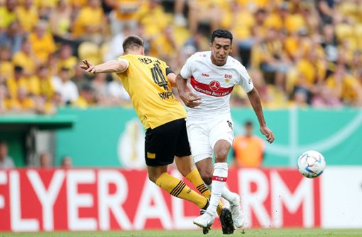 Es war keine leichte Partie für den VfB Stuttgart Foto: Pressefoto Baumann/Cathrin Müller